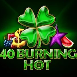 40 Burning Hot slot logo by Amusnet Interactive at Epicbet Casino40 Burning Hot