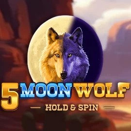 5 Moon Wolf slot logo by Apparat Gaming at Epicbet Casino5 Moon Wolf
