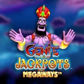 Logo of Genie Jackpots Megaways from Blueprint Gaming at Epicbet Casino