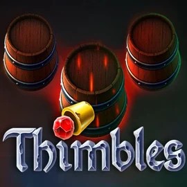 Thimbles slot logo by Evoplay at Epicbet CasinoThimbles